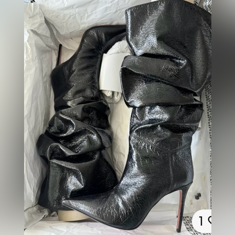 Amina Muaddi Jahleel Pointed Toe Boot